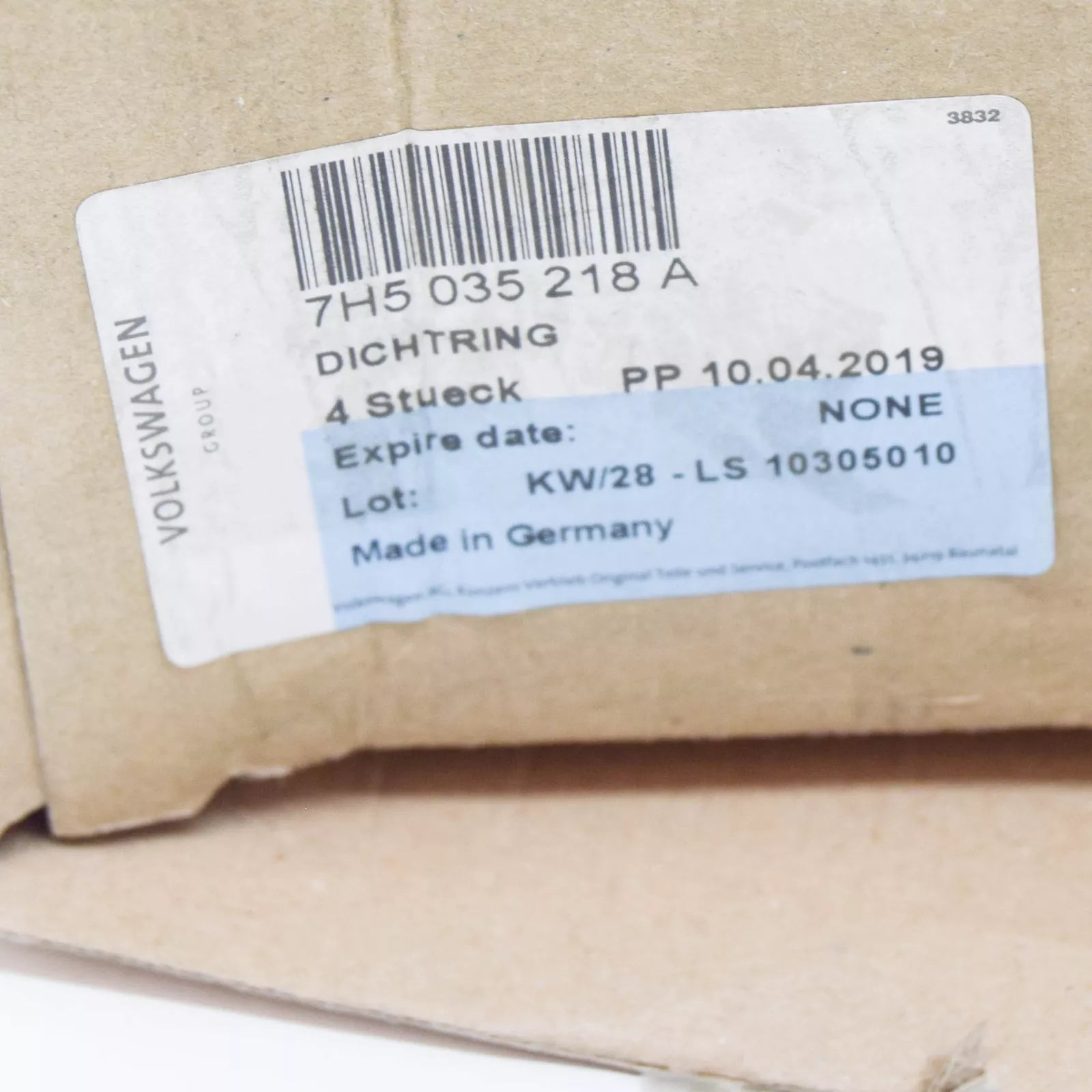 NEW VW TRANSPORTER T6 FRONT RIGHT DOOR LOUDSPEAKER SEAL RING 7H5035218A ORIGINAL