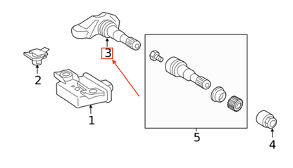 NEW MERCEDES-BENZ A W177 TYRE PRESSURE SENSOR A0009057205 ORIGINAL