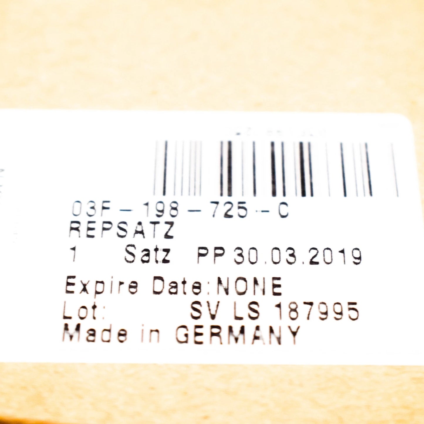 NEW AUDI A1 8X VACUUM TURBO CONTROL VALVE 03F198725C ORIGINAL