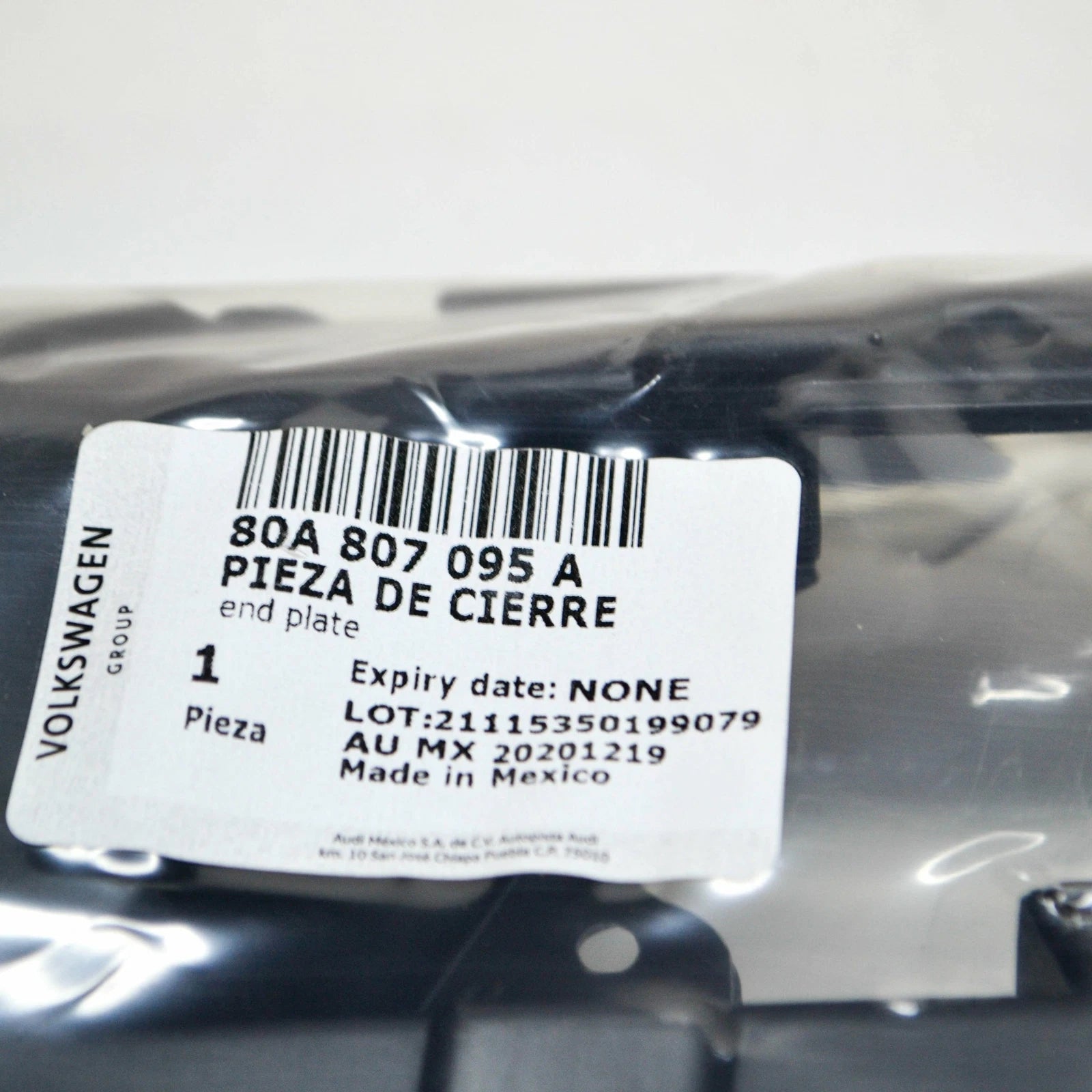 NEW AUDI Q5 8W6 FRONT LEFT INNER BUMPER BRACKET SUPPORT 80A807095A