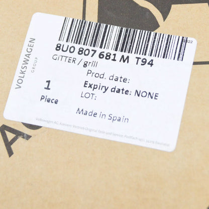 NEW AUDI RS Q3 8U FRONT LEFT AIR GUIDE GRILLE 8U0807681MT94