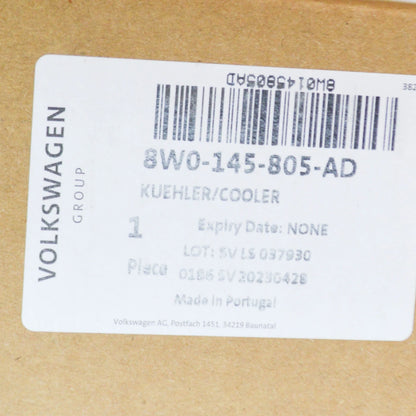 NEW AUDI A4 AVANT B9 INTERCOOLER RADIATOR 8W0145805AD ORIGINAL