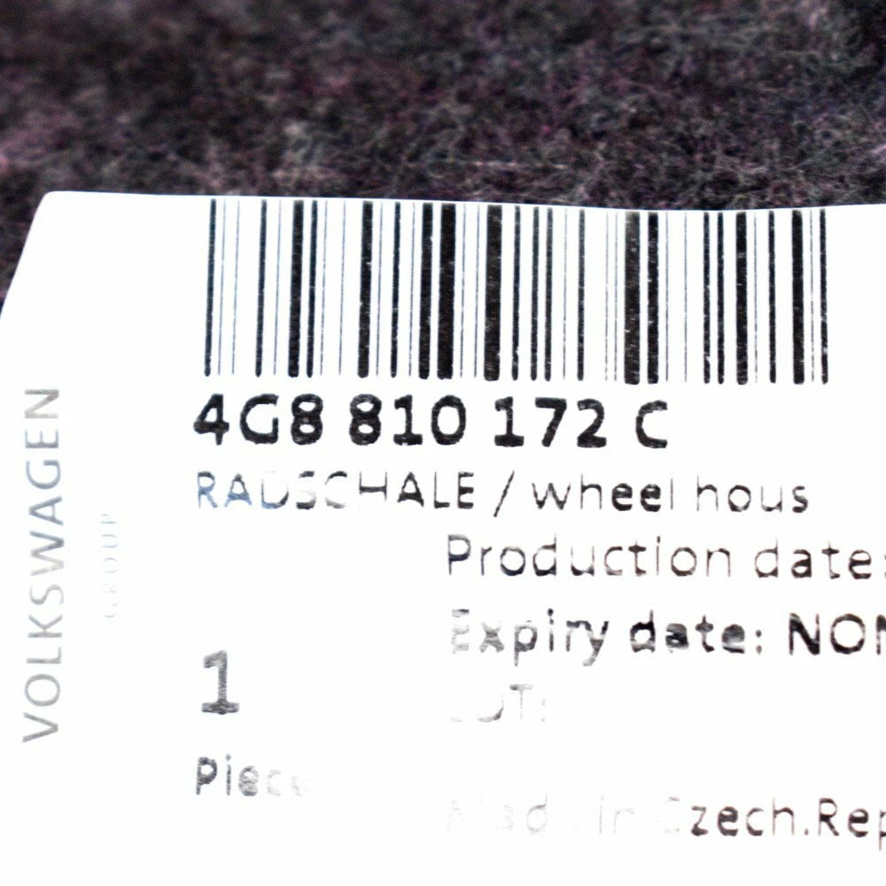 NEW AUDI A7 SPORTBACK 4G8 REAR RIGHT WHEEL HOUSING LINER 4G8810172C ORIGINAL