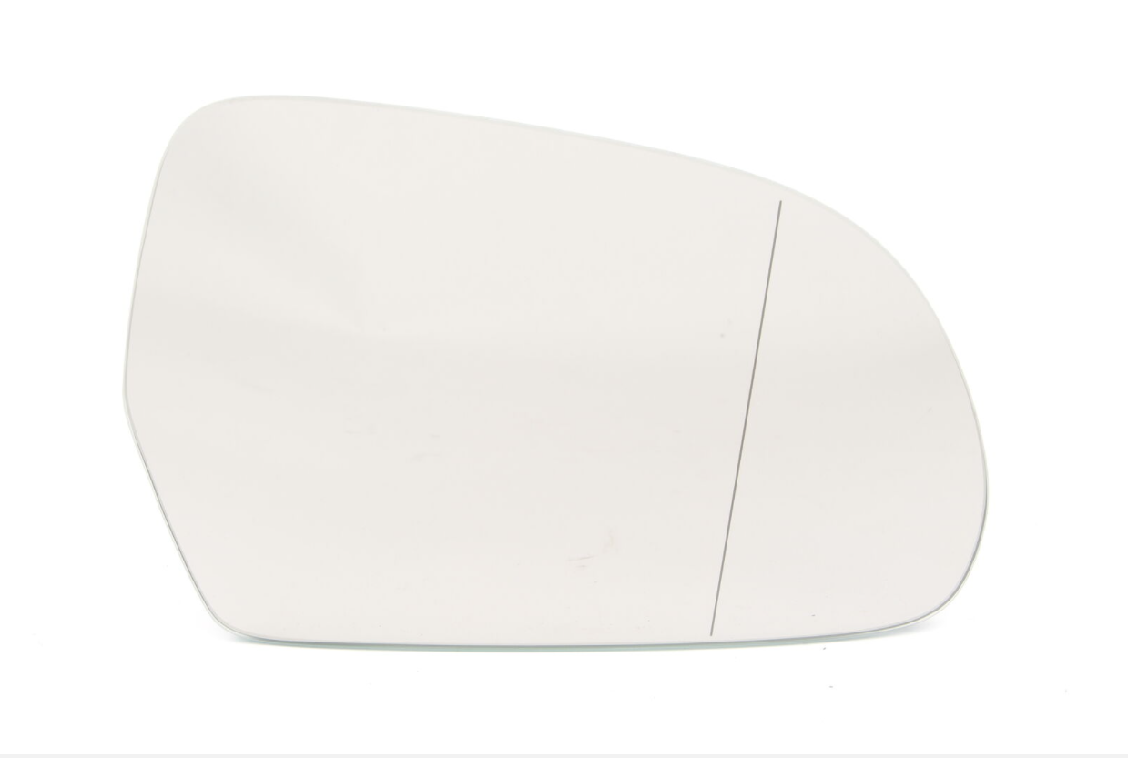 new audi a3 sportback 8p front right door mirror glass 4f0857536af original