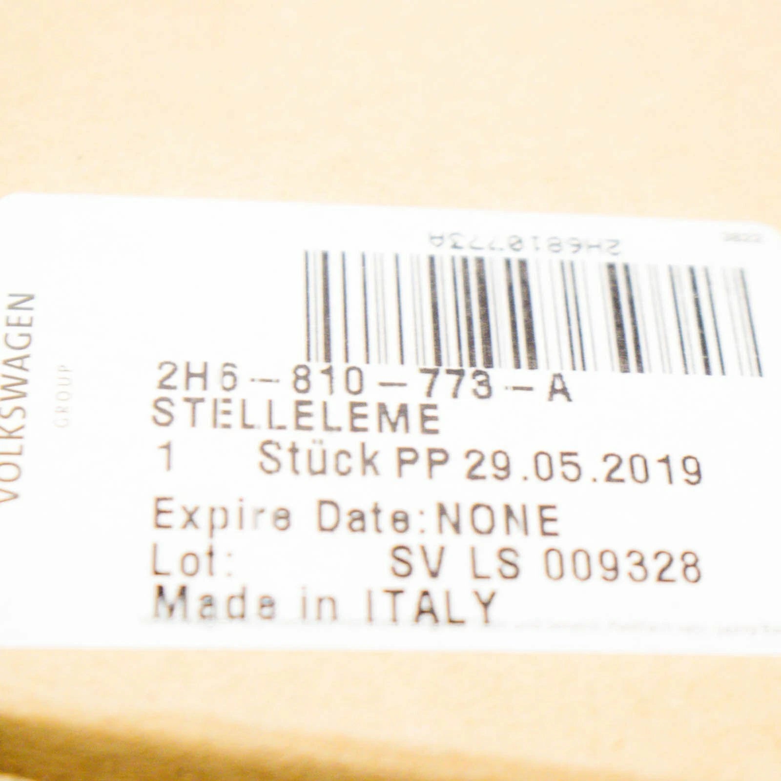 NEW VW AMAROK REAR LEFT ELECTRIC THROTTLE CONTROL ELEMENT 2H6810773A