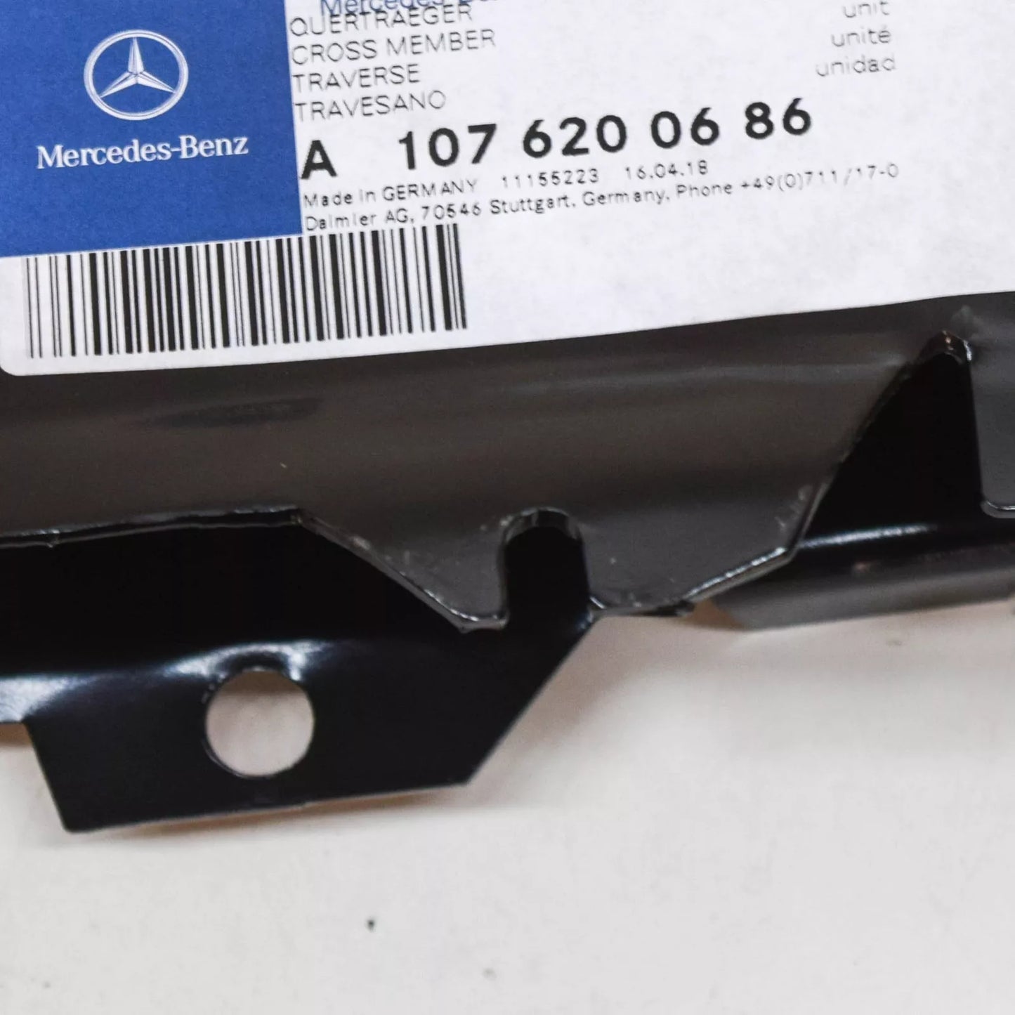 NEW MERCEDES-BENZ SL R107 FRONT PANEL RADIATOR SUPPORT A1076200686 ORIGINAL
