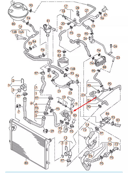 NEW AUDI A3 8P ADDITIONAL COOLANT PUMP 5N0965561A ORIGINAL