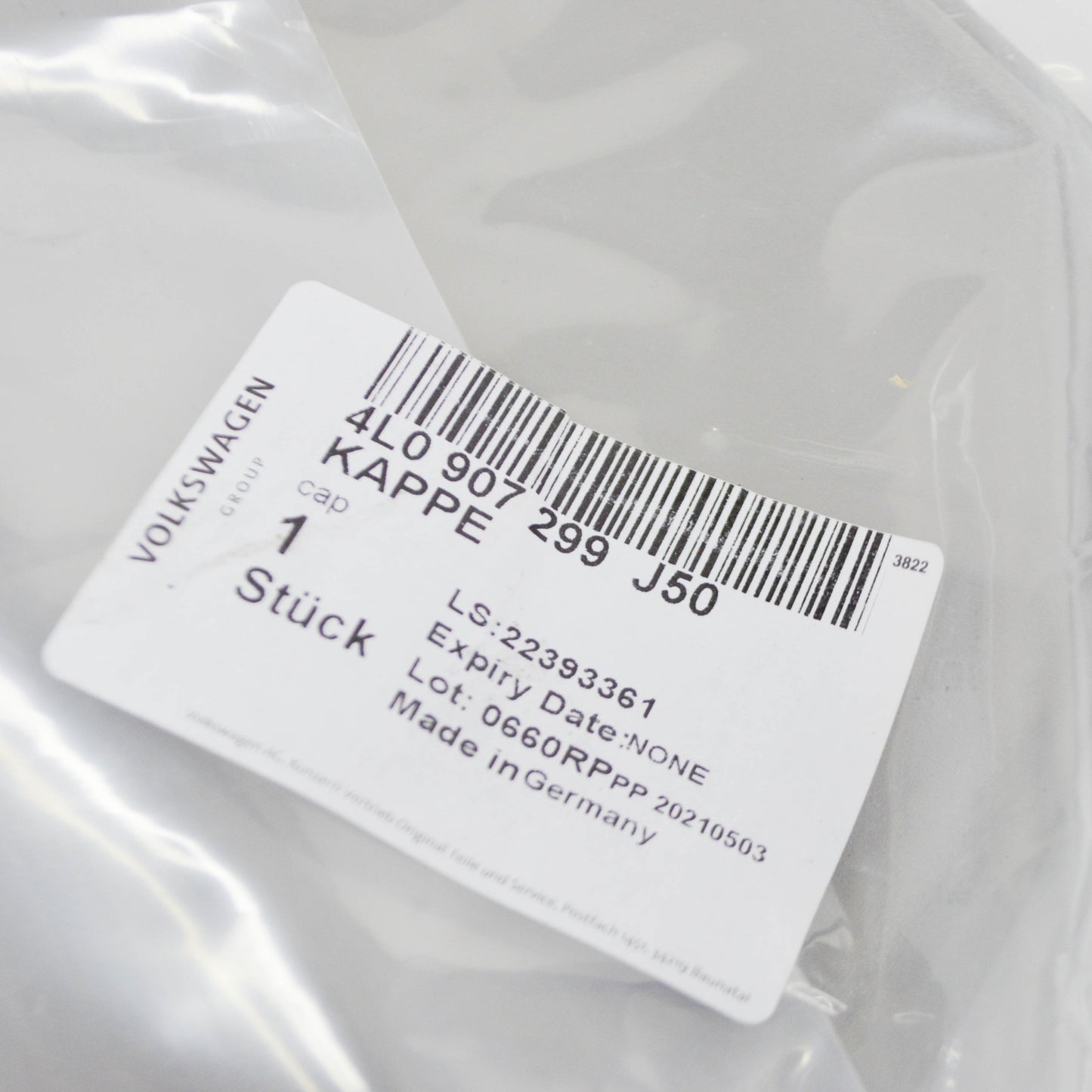 NEW AUDI Q7 4L REAR VIEW MIRROR COVER CAP 4L0907299J50 ORIGINAL