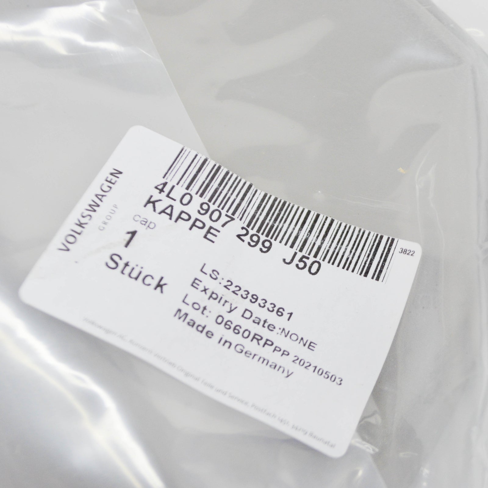 NEW AUDI Q7 4L REAR VIEW MIRROR COVER CAP 4L0907299J50 ORIGINAL