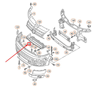 NEW VW TRANSPORTER T5 FRONT LOWER NOISE INSULATION PLATE 7E0805962B