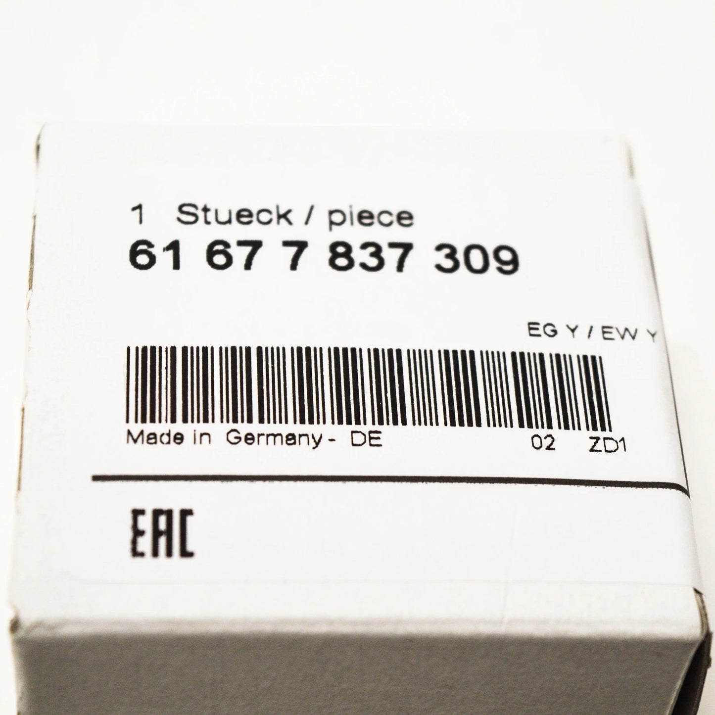 NEW BMW E81 E82 E87 E88 LEFT HEADLIGHT WASHER SPRAY NOZZLE 61677837309 ORIGINAL