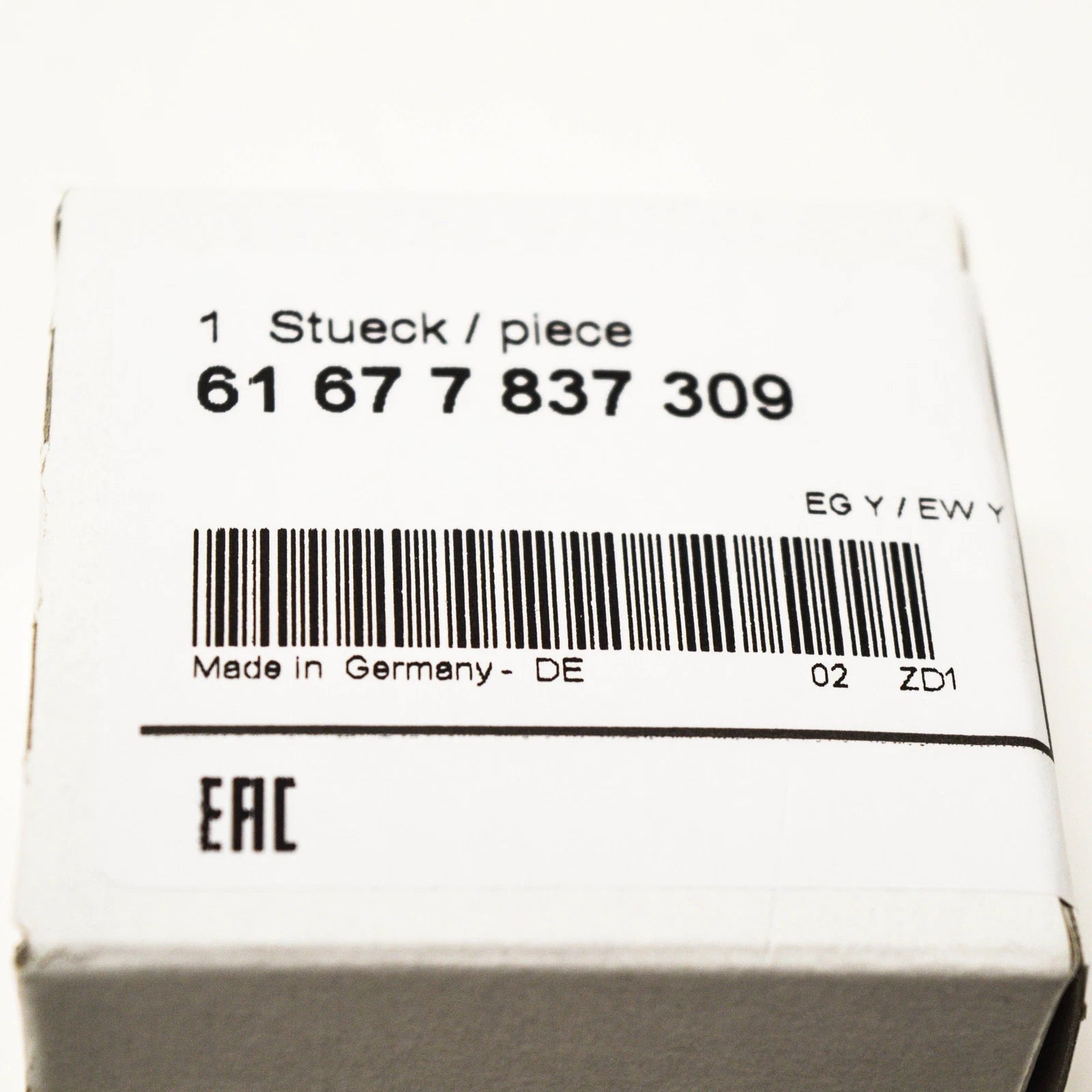 NEW BMW E81 E82 E87 E88 LEFT HEADLIGHT WASHER SPRAY NOZZLE 61677837309 ORIGINAL