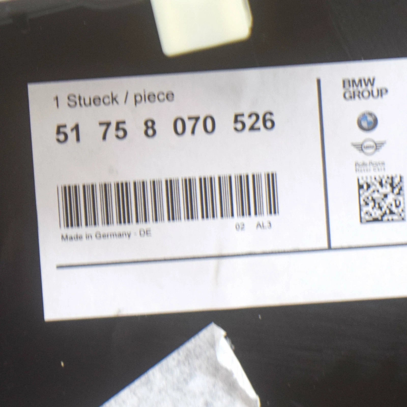 NEW BMW 4 COUPE G22 G82 RIGHT BOTTOM WHEEL HOUSING COVER 51758070526 ORIGINAL