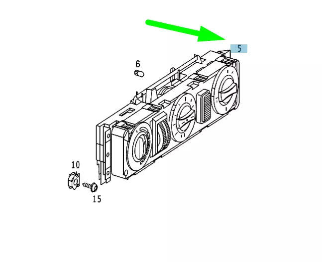 NEW MB SPRINTER W903 CLIMATE HEATER AC CONTROL LHD A9098301500 ORIGINAL
