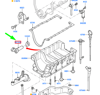 new ford galaxy mk2 crankshaft position sensor 1385381 1m5a-6c315-ae original