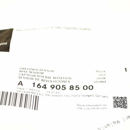 NEW MERCEDES-BENZ R W251 REAR LEFT ABS SENSOR A1649058500