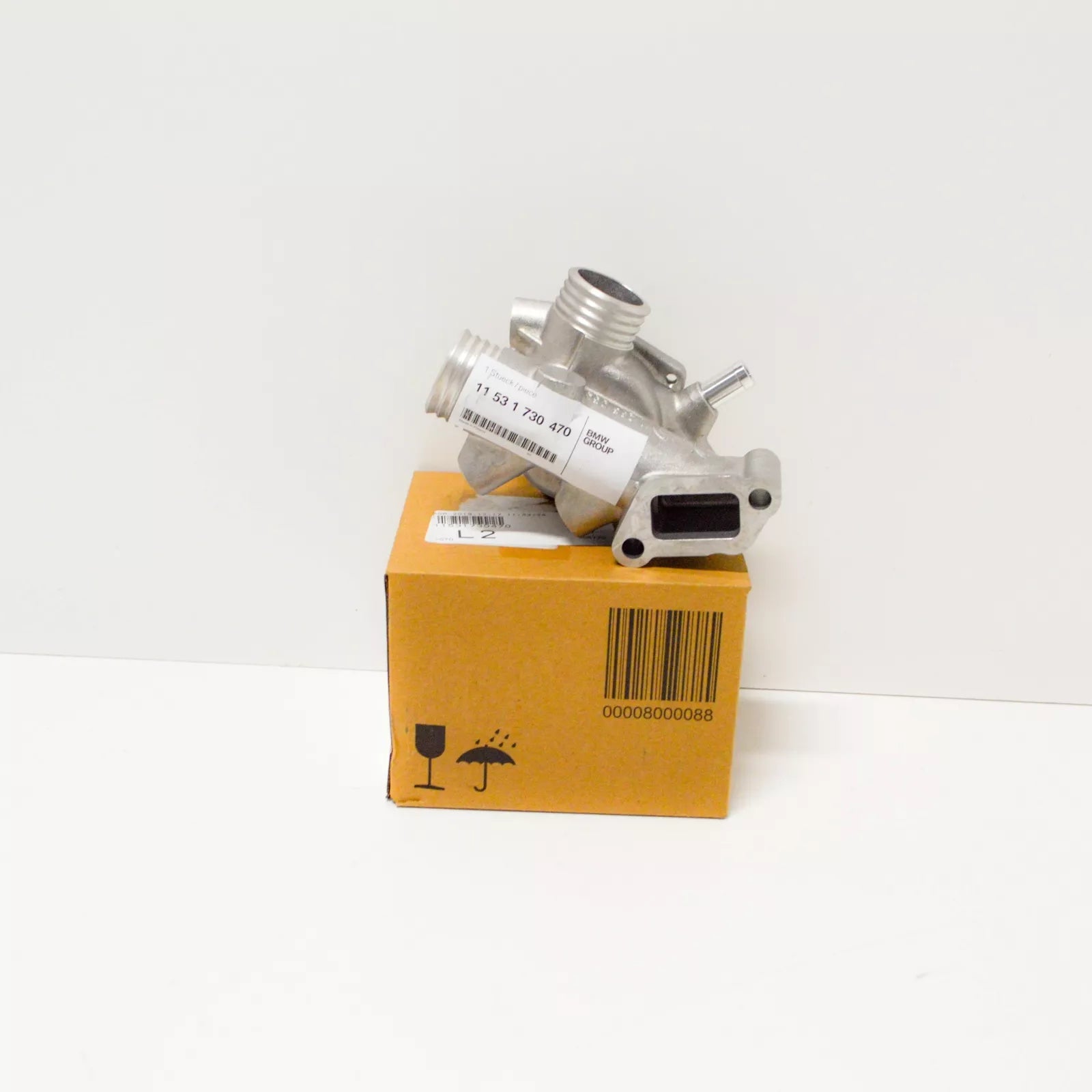 NEW BMW 5 E34 THERMOSTAT HOUSING 11531730470 1730470 ORIGINAL