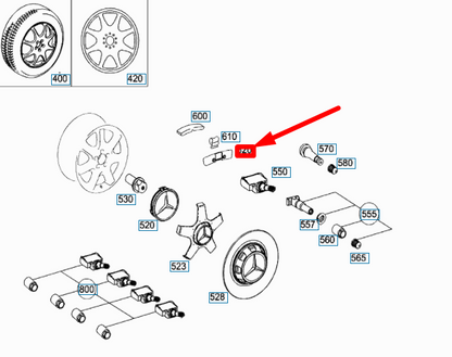 new mercedes-benz cla c117 wheel balance weight 5g a1714012794 original