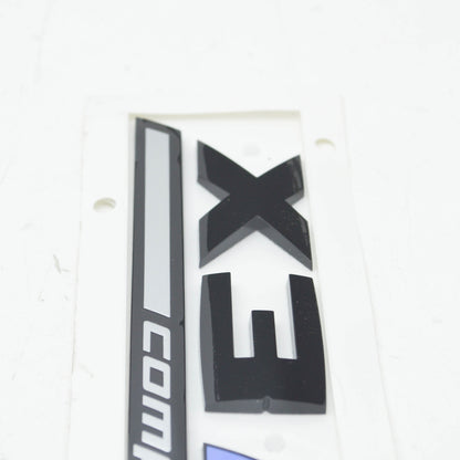 new bmw x3 f97 rear trunk emblem lettering 51148077609 8077609 original