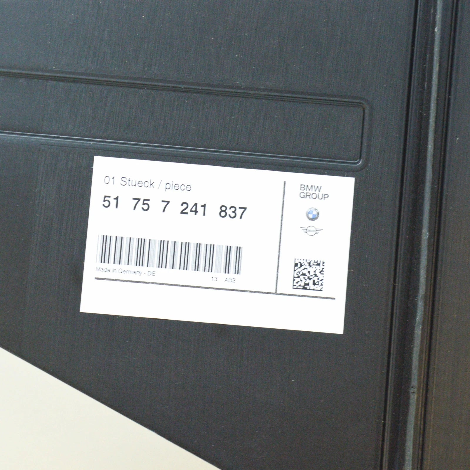 NEW BMW 1 F21 LEFT EXTENSION FLOOR PAN COVER 51757241837 7241837 ORIGINAL