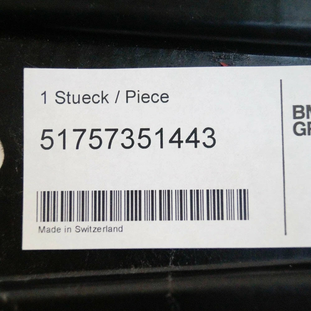 NEW BMW 5 G30 CENTER UNDERFLOOR COATING 51757351443 7351443 ORIGINAL