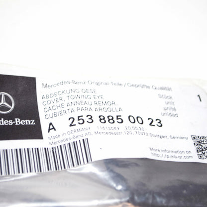 NEW MERCEDES-BENZ GLC X253 REAR BUMPER TOW EYE COVER A2538850023 ORIGINAL