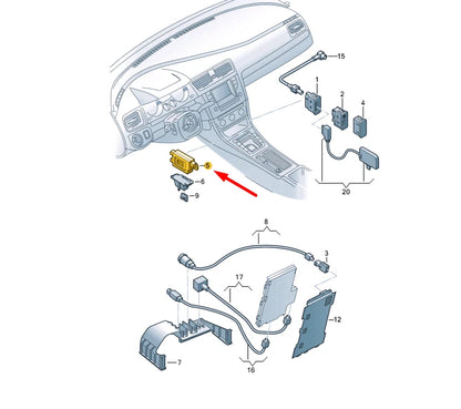 NEW VOLKSWAGEN GOLF MK7 VOLTAGE CONVERTER 5G0035954 ORIGINAL