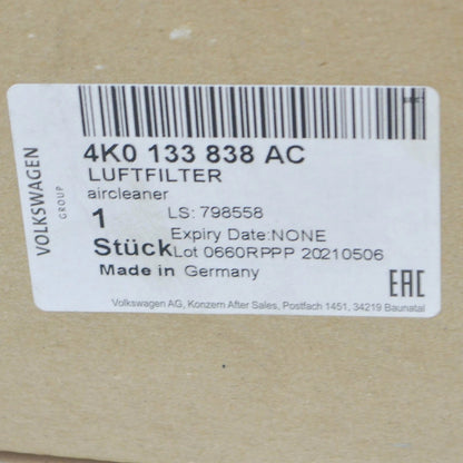 NEW AUDI A6 C8 4K AIR FILTER CLEANER BOX 4K0133838AC ORIGINAL