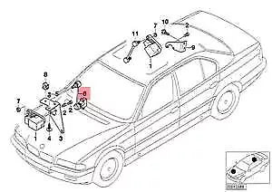 NEW BMW E38 SEDAN FRONT ANGLE JOINT 1183088 63121183088 ORIGINAL
