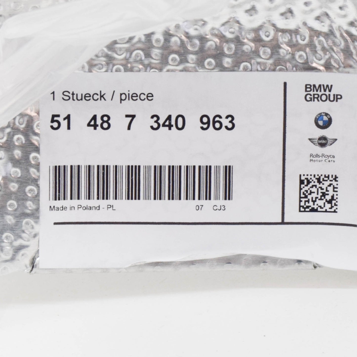 new bmw 2 coupe g42 tunnel heat insulation protection 51487340963 original