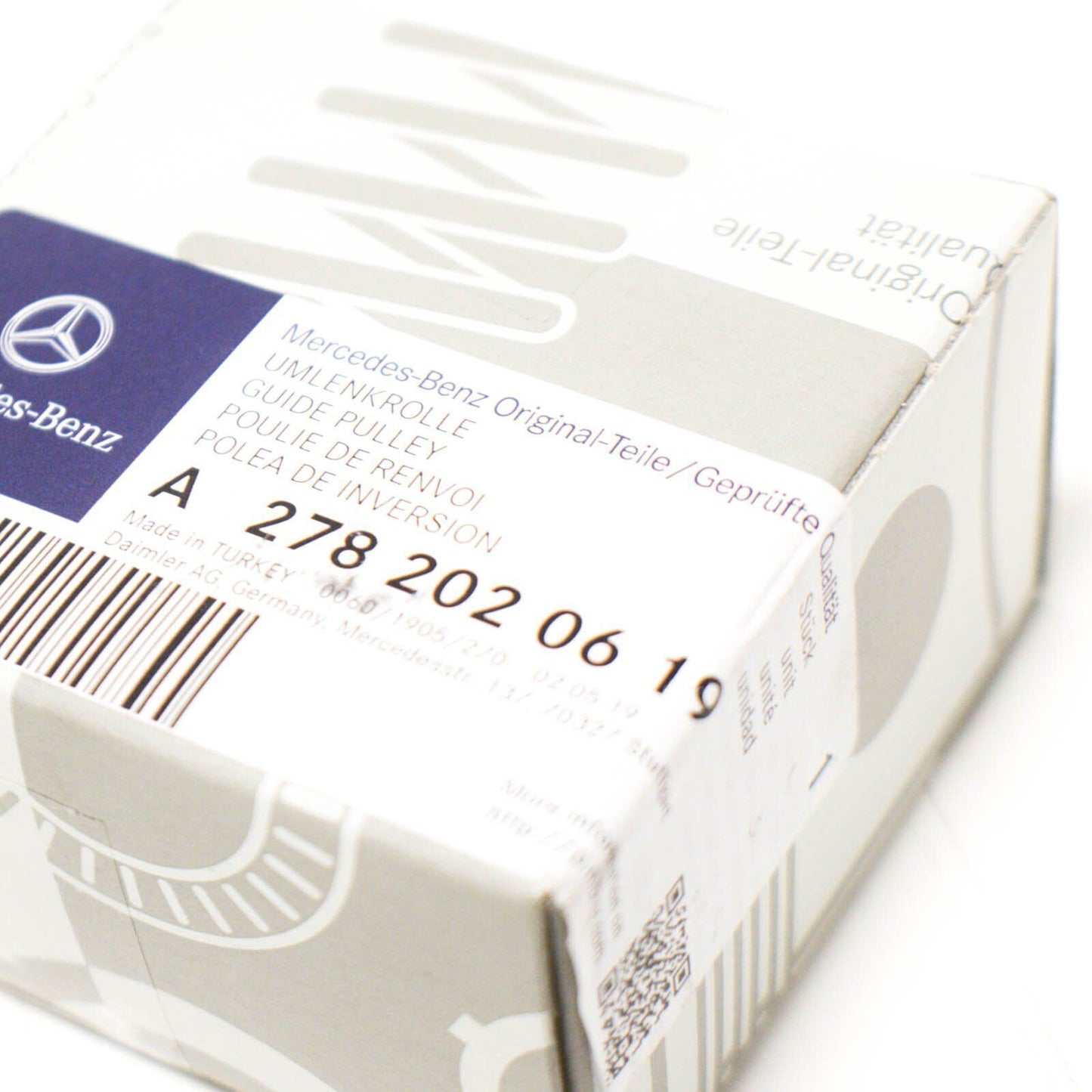 NEW MERCEDES BENZ ML W166 SERPENTINE IDLER PULLEY A2782020619 ORIGINAL