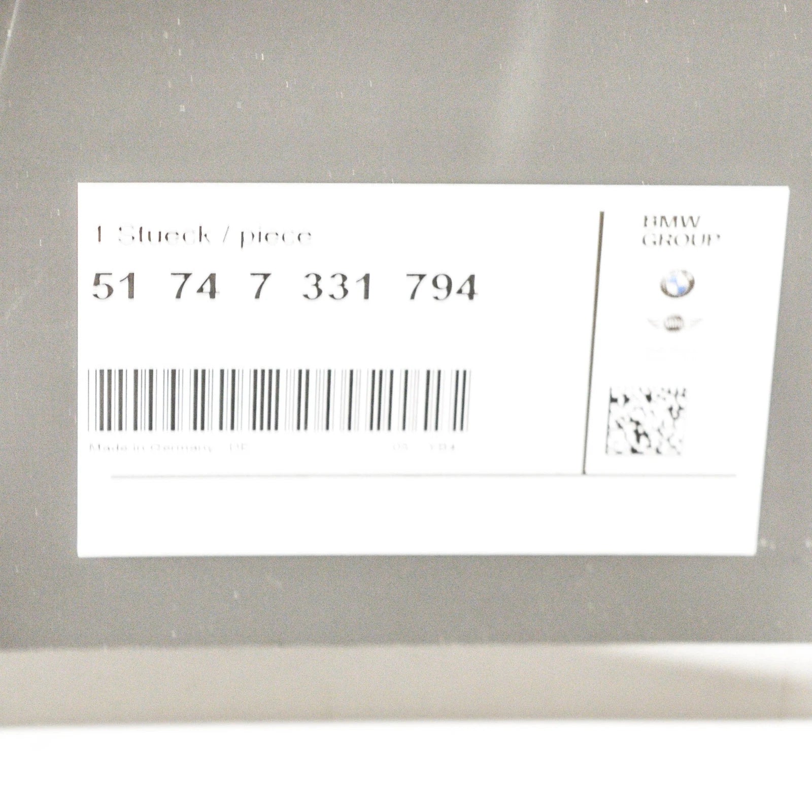 NEW BMW 5 GT F07 RADIATOR RIGHT AIR DUCT 51747331794 7331794 2015 ORIGINAL