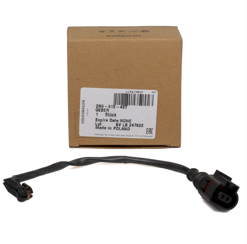 new vw crafter sz mk2 front disc brake pad warning contact 2n0615437b original