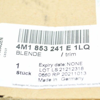 NEW AUDI Q7 4M DASH PANEL CENTER UPPER LEFT TRIM LHD 4M1853241E1LQ ORIGINAL