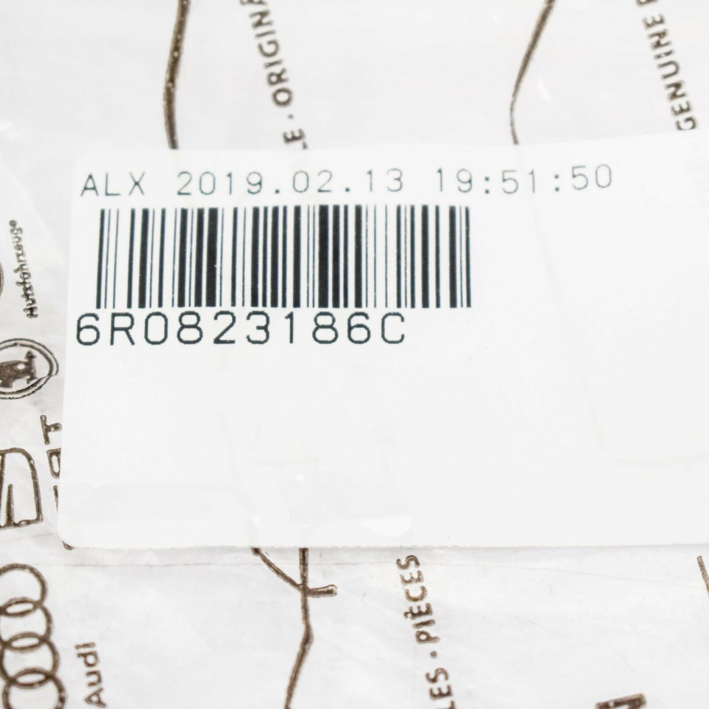 NEW VOLKSWAGEN POLO 6R HOOD RELEASE LEVER HOOK 6R0823186C ORIGINAL