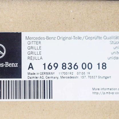 NEW MB A-CLASS W169 FRONT WINDSHIELD AIR INLET GRILL A1698360018 ORIGINAL