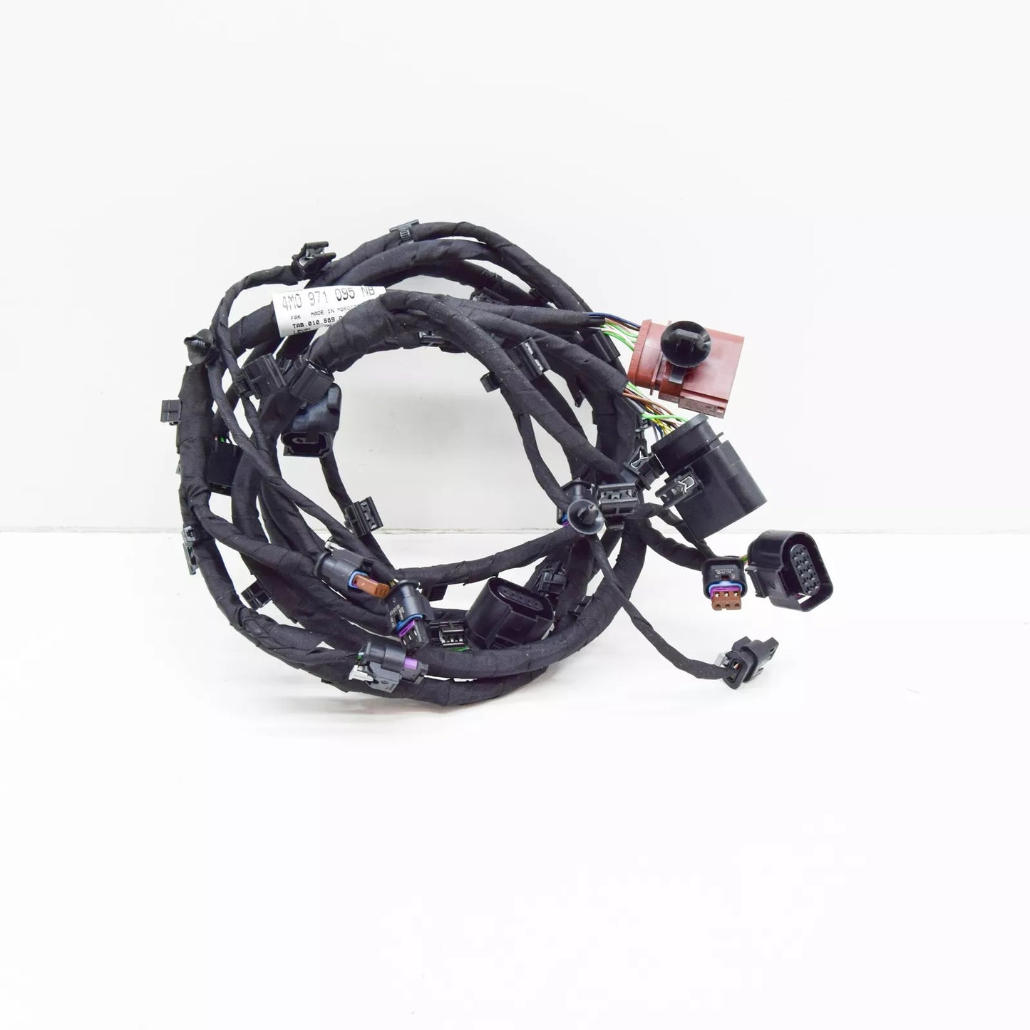 NEW AUDI Q7 4M FRONT BUMPER PDC PARKING AID WIRING HARNESS 4M0971095NB ORIGINAL