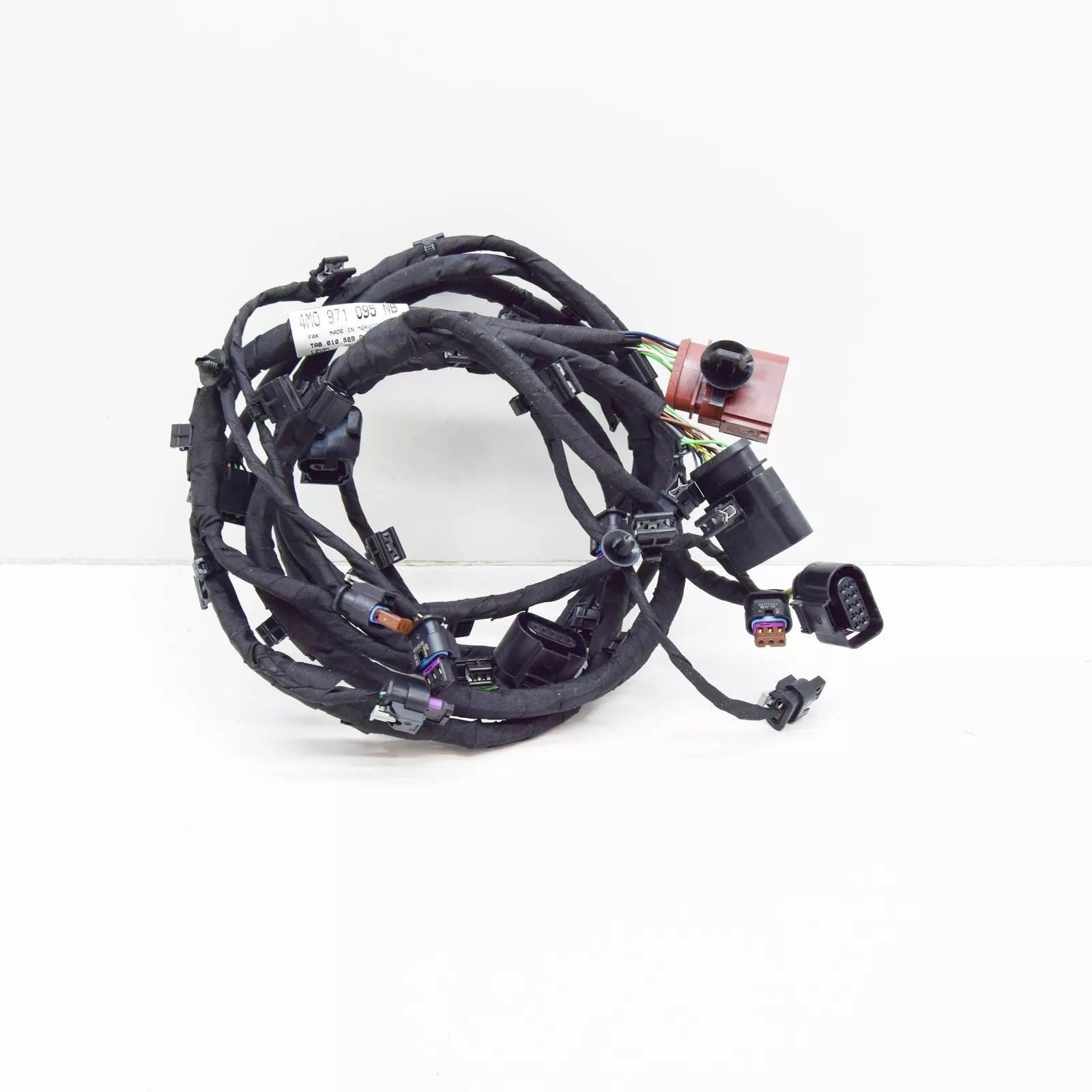 NEW AUDI Q7 4M FRONT BUMPER PDC PARKING AID WIRING HARNESS 4M0971095NB ORIGINAL