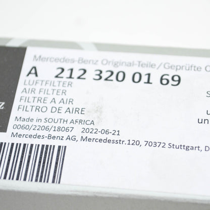 NEW MERCEDES-BENZ GLE W166 AIR INTAKE FILTER A2123200169 ORIGINAL