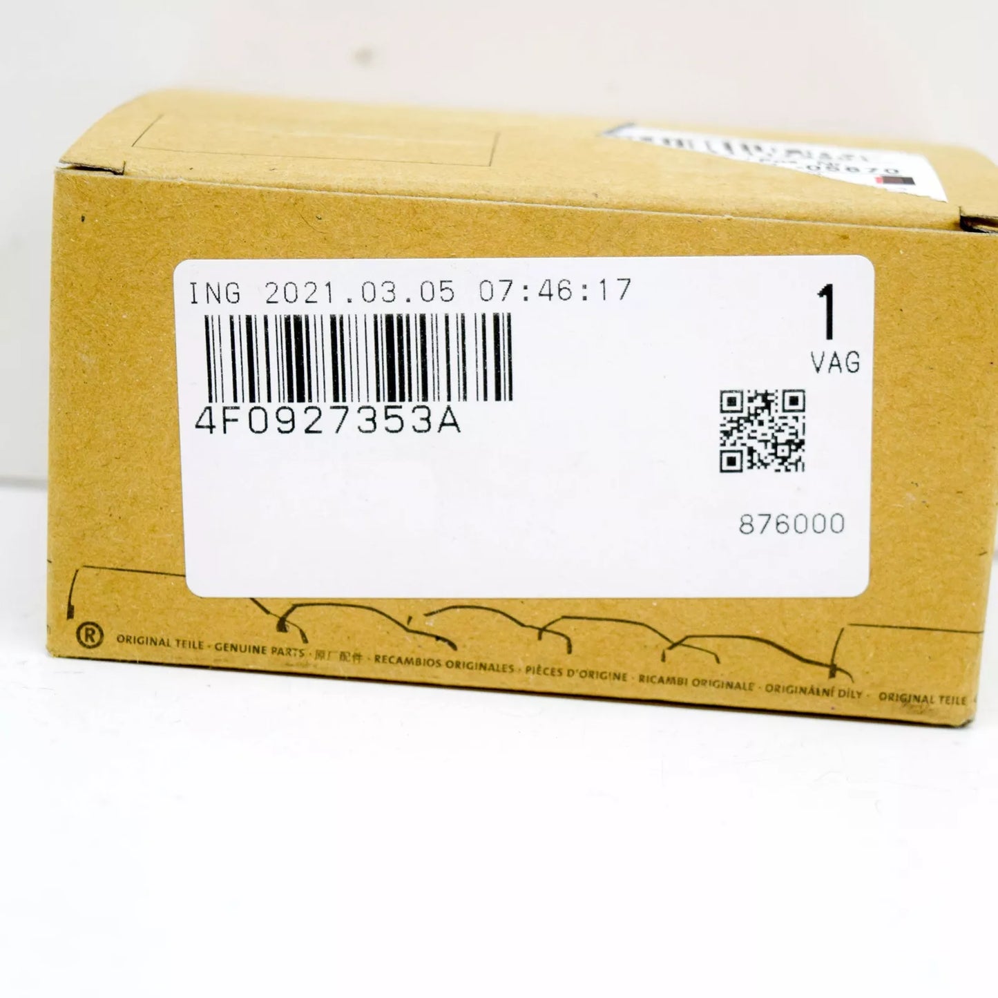 NEW AUDI A6 C6 SHIFT INTERLOCK SOLENOID ELECTROMAGNET 4F0927353A