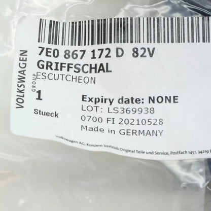 NEW VW TRANSPORTER T6 FRONT RIGHT DOOR UPPER HANDLE SHELL 7E0867172D82V ORIGINAL