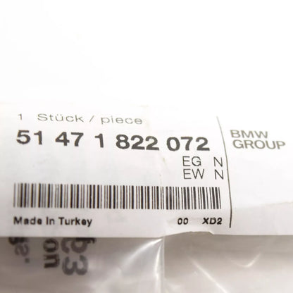NEW BMW 1502 FRONT DOOR WINDOW GASKET 51471822072 1822072 ORIGINAL