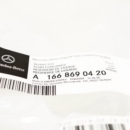 NEW MERCEDES-BENZ GL-CLASS X166 WINDOW WASHER TANK A1668690420