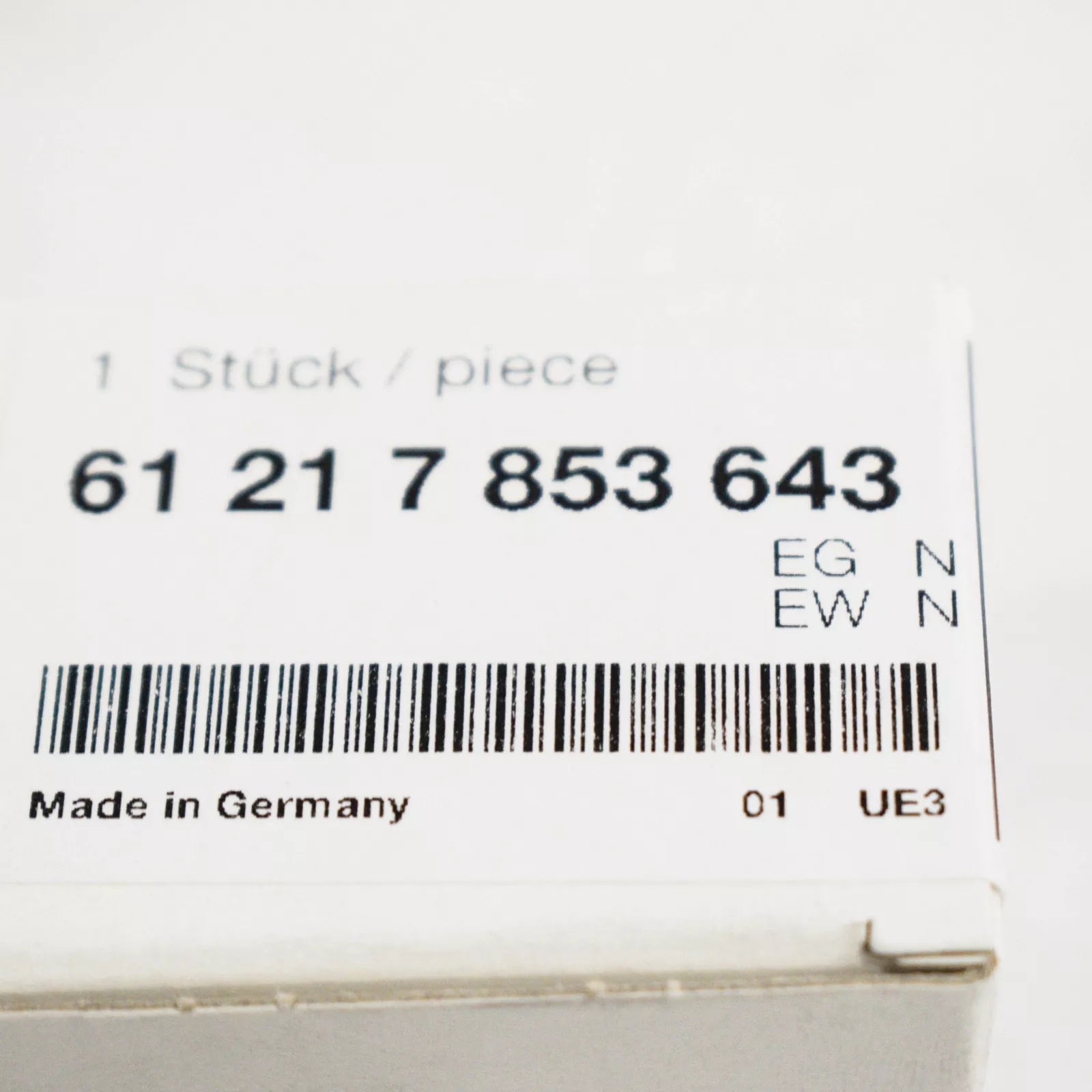 NEW BMW 3 F80 M3 GROMMET 61217853643 7853643 ORIGINAL