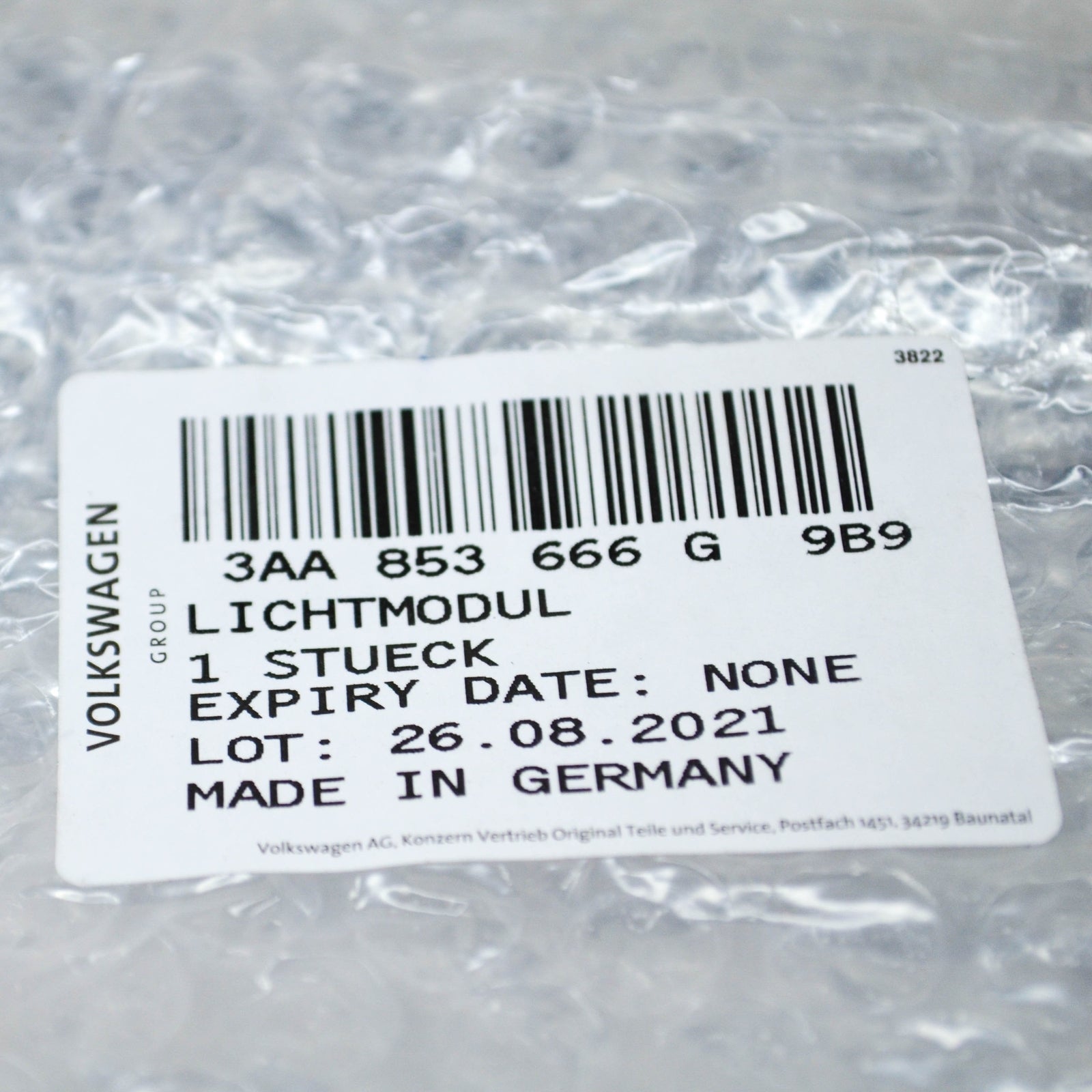 NEW VW PASSAT B7 FRONT BUMPER RIGHT AIR VENT GRILLE 3AA853666G9B9 ORIGINAL