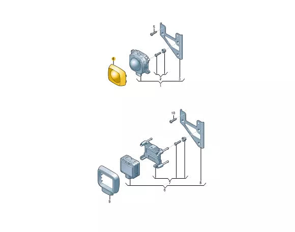NEW VOLKSWAGEN GOLF MK7 RADAR SENSOR TRIM 5G09072259B9 ORIGINAL