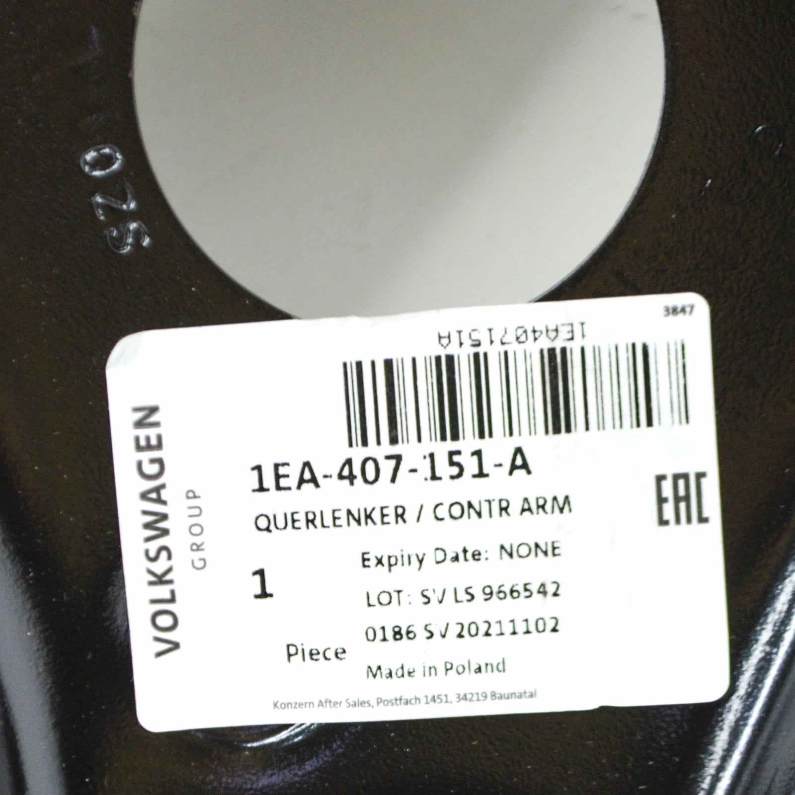 NEW VOLKSWAGEN ID.4 E21 FRONT LEFT LOWER WISHBONE CONTROL ARM 1EA407151A