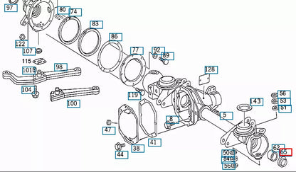 NEW MERCEDES-BENZ G W463 FRONT AXLE SEALING RING A0099972847 ORIGINAL