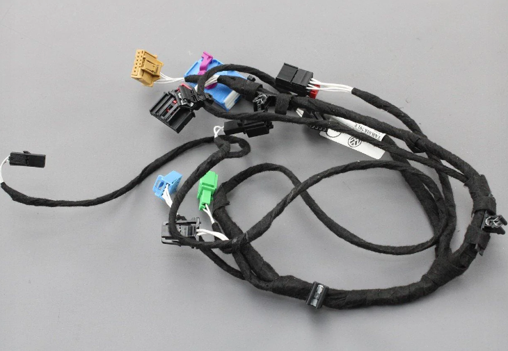 new vw tiguan ad left door trim panel cable harness rhd 5nc971558f original