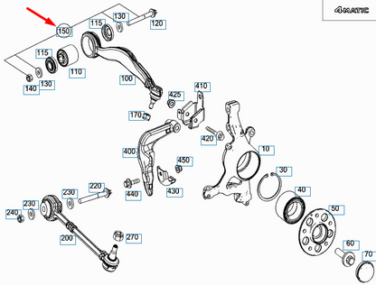 new mercedes-benz e-class w212 adjustment screw a0003331071 original
